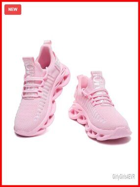Women's Mesh Walking Shoes Non-Slip Athletic Casual Sneakers, Breathable Slip-On